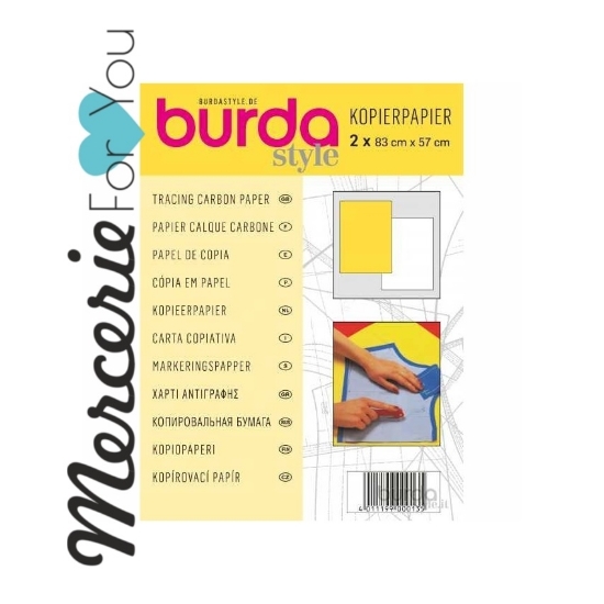 Carta copiativa Burda bianca giallaMercerie For You - Il negozio che  cercavi adesso c'è!