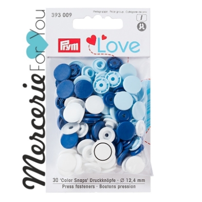 Prym 393001 Prym Love Color Snap Bottoni a pressione plastica verde  12,4mm